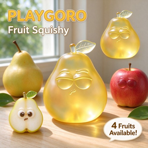 Fruit Expression Squishy, TPR Squeeze Sensory Toys for Kids