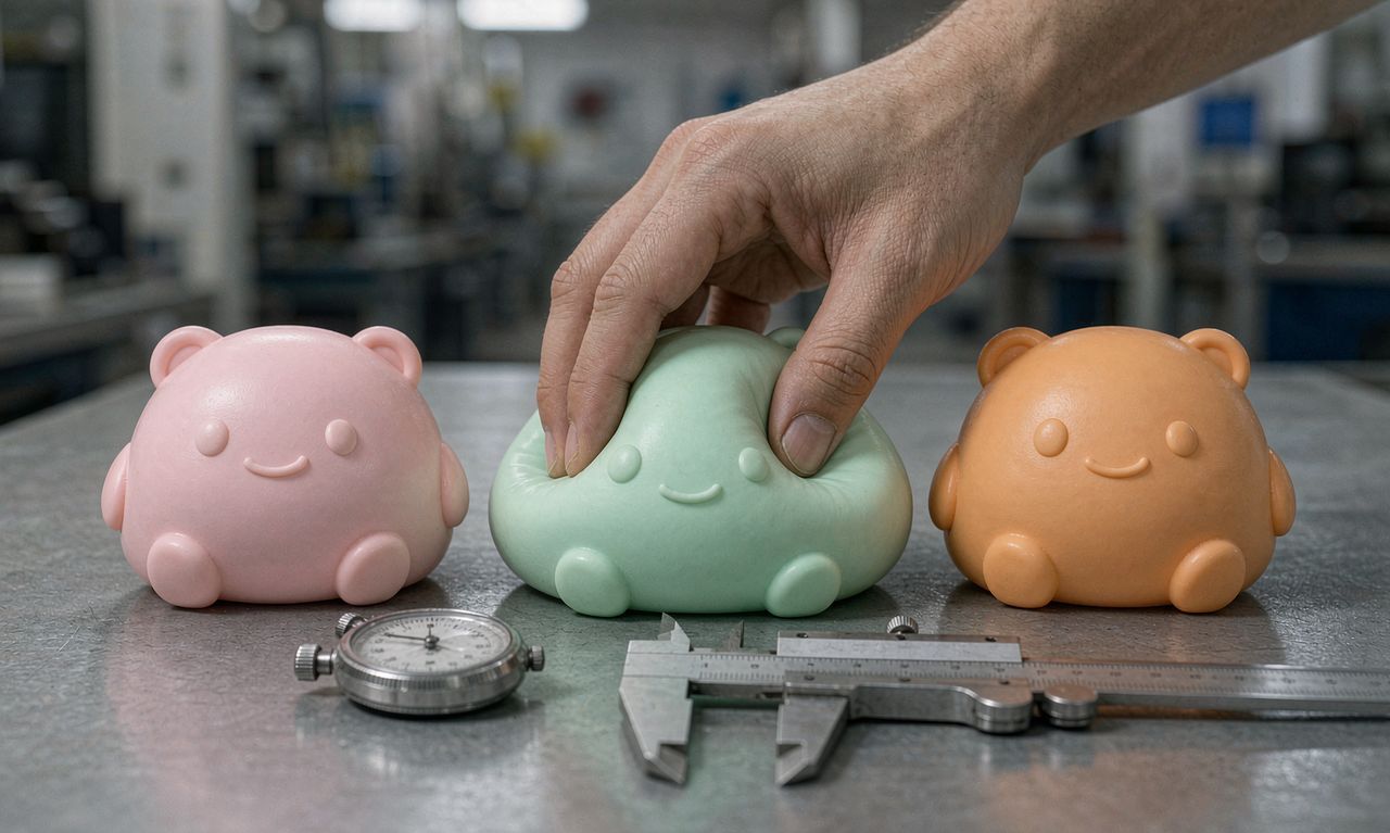 How to Read a Squishy Sample: Slow-Rising vs Fast-Rebound