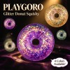 PLAYGORO Maltose Gold-Powder Donut Squishy - 4-Color Stress Relief Toy