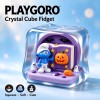 PLAYGORO Maltose Crystal Diorama Cube - Book / Gift / Snowman Scene Squishy