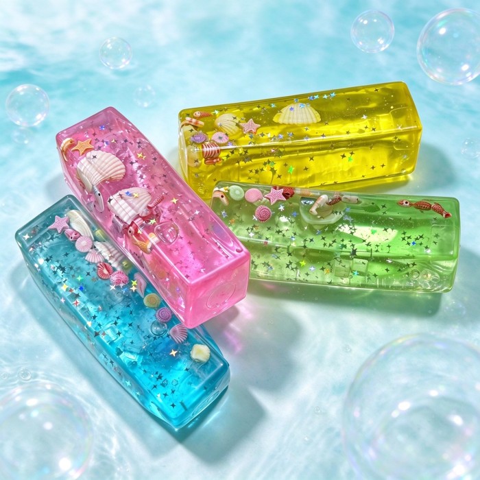 PLAYGORO Maltose Island Strip Squishy - 4-Color Stress Relief Toy
