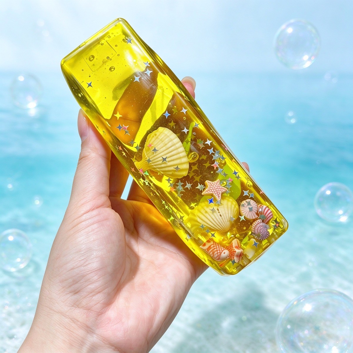 Yellow PLAYGORO Maltose Island Strip Squishy