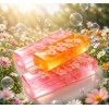 PLAYGORO Flower Garden Strip Squishy - Transparent Daisy Stress Relief Toy