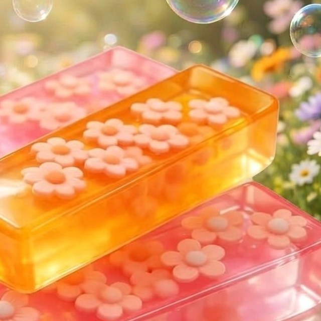 Orange PLAYGORO Flower Garden Strip Squishy