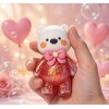 PLAYGORO Valentine Glitter Bear Squishy - 4-Color Slow-Rise Stress Toy