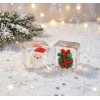 PLAYGORO Christmas Ice Cube Squishy - 12-Design Transparent Holiday Toy