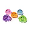 Glitter TPR Frog Squishy, Maltose Slow-Rise Squeeze Fidget Toys