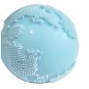 TPR Earth Squishy Toy, Textured Globe Squeeze Ball