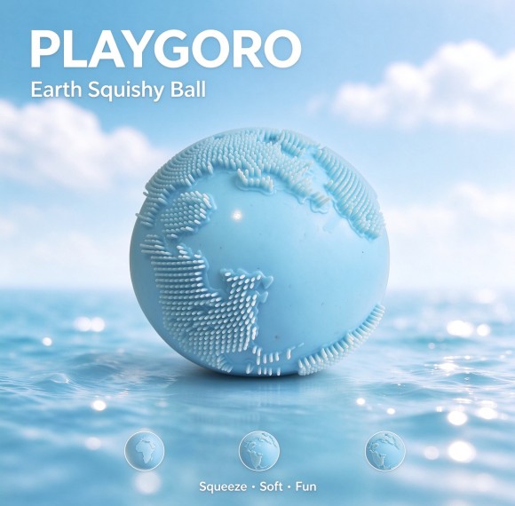 PLAYGORO Flour Earth Ball Squishy