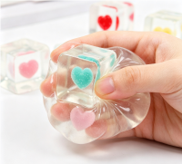 Valentine Heart Ice Cube Squishy Toy |Stress  ball toys|stress relief toys