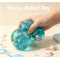 Ocean Glitter Clear Apple Squishy |Stress ball toys|stress relief toys