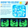 Glow-in-the-dark snowflake cube |Stress  ball toys|stress relief toys