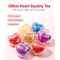 Heart Sequins Fidget Squeeze Toy|Stress ball toys|stress relief toys