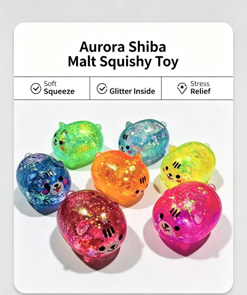 Aurora Shiba Inu Malt Squishy Stress Relief Toy|Stress ball toys|stress relief toys