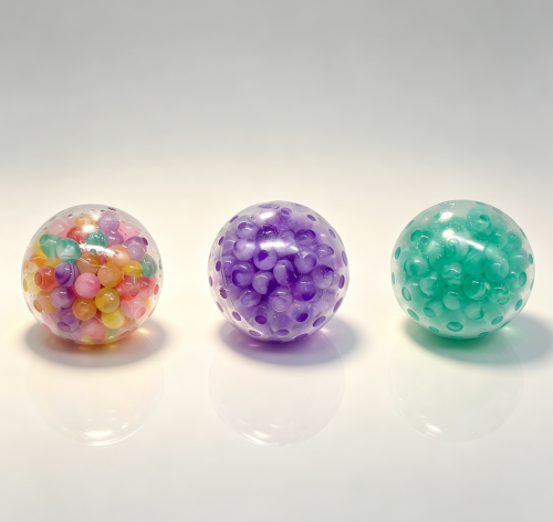 TPR Colorful Bead Stress Ball|  Stresss ball toys|stress relief toys