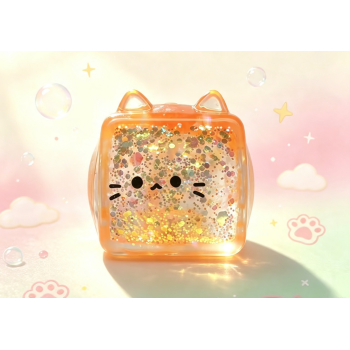 Malt Syrup Aurora Square Cat Squishy Toy|  Stresss ball toys|stress relief toys