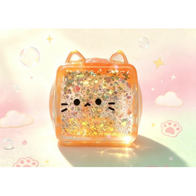 Malt Syrup Aurora Square Cat Squishy Toy|  Stresss ball toys|stress relief toys