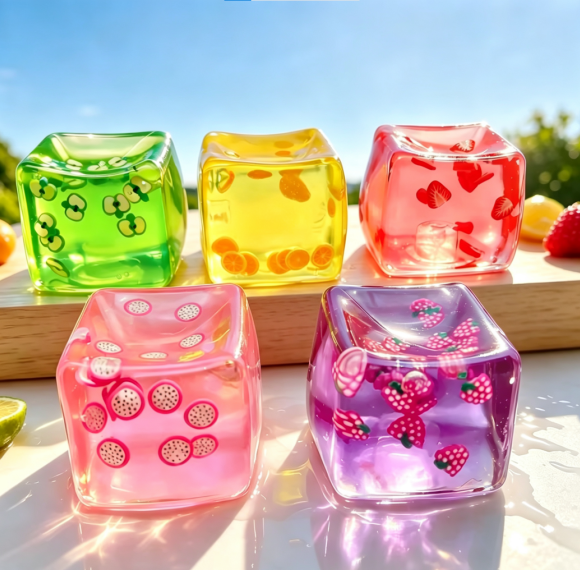 Fruit Cube Maltose Fidget Toy Stresss ball toys|stress relief toys
