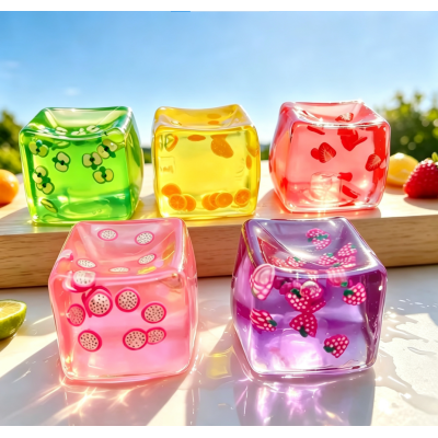 Fruit Cube Maltose Fidget Toy Stresss ball toys|stress relief toys