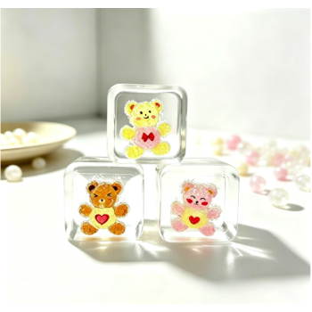 TPR Bear Cube Squishy | Stresss ball toys|stress relief toys