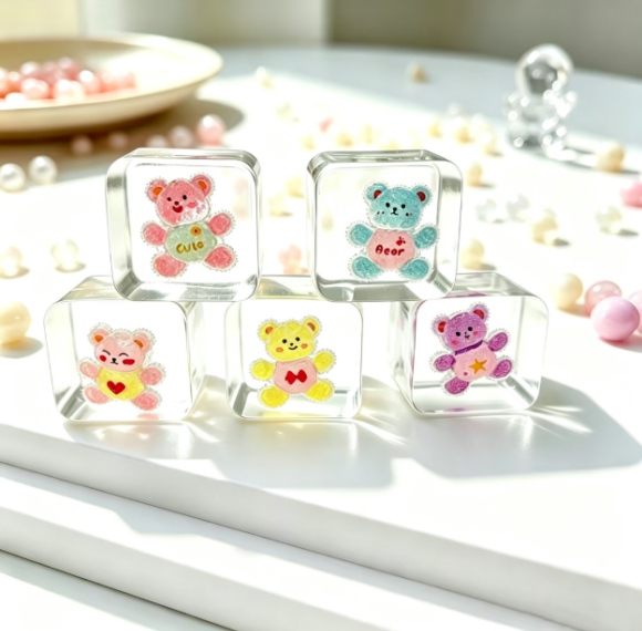 TPR Bear Cube Squishy | Stresss ball toys|stress relief toys