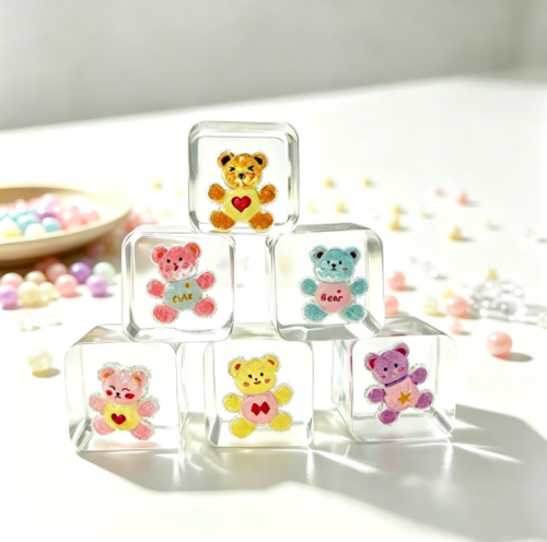 TPR Bear Cube Squishy | Stresss ball toys|stress relief toys