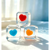 TPR Heart Cube Squishy | Stresss ball toys|stress relief toys