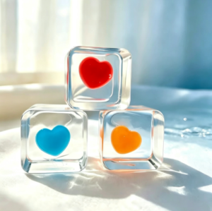 TPR Heart Cube Squishy | Stresss ball toys|stress relief toys