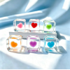 TPR Heart Cube Squishy | Stresss ball toys|stress relief toys