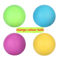 Color Changing Squishy Balls 4 Pack,TPR Temperature Stress Fidget Toys