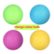 Color Changing Squishy Balls 4 Pack,TPR Temperature Stress Fidget Toys
