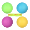 Color Changing Squishy Balls 4 Pack,TPR Temperature Stress Fidget Toys