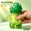 TPR Maltose Dinosaur Fidget Toy Set, Glitter Squeeze Toys for Rewards