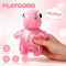 TPR Maltose Dinosaur Fidget Toy Set, Glitter Squeeze Toys for Rewards