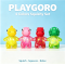 TPR Maltose Dinosaur Fidget Toy Set, Glitter Squeeze Toys for Rewards