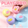 4Pcs Macaron Flour Squishy Balls, Cute Big Mouth Fidget Squeeze Toys