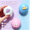 4Pcs Macaron Flour Squishy Balls, Cute Big Mouth Fidget Squeeze Toys