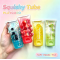Kids Fruit Toothpaste Squishy Toys, 4 Pack Maltose Fluid Stress Toys