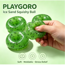 Kids Donut Slime Squishy Toys, 3 Pack Vaseline Filling Stress Toys