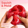 Kids Donut Slime Squishy Toys, 3 Pack Vaseline Filling Stress Toys