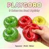 Kids Donut Slime Squishy Toys, 3 Pack Vaseline Filling Stress Toys
