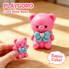 Bow Bear Flour Squishy, Cute Stress Relief Fidget Toy