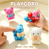 Bow Bear Flour Squishy, Cute Stress Relief Fidget Toy
