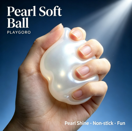 Shimmer Pearlescent Squishy Ball, Kids Party Favor Toy