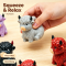 Yak Maltose Squishy, Cute Highland Cow Stress Relief Fidget Toys