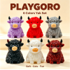 Yak Maltose Squishy, Cute Highland Cow Stress Relief Fidget Toys