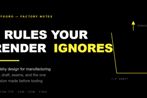 Squishy Design for Manufacturing: 9 Rules Your Render Ignores