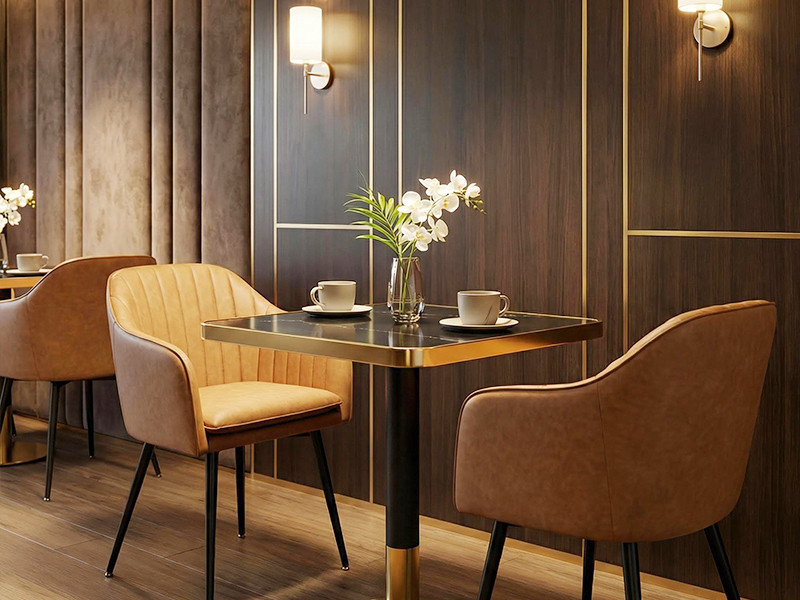 Luxury PU Leather Armchair