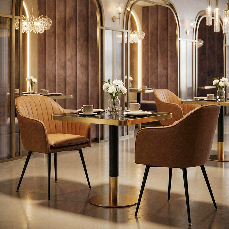 Luxury PU Leather Armchair