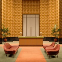 Contemporary Round Modular Sofa Set for Hotel Reception & Lounge